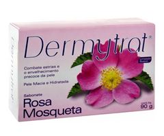 Sabonete Facial em Barra Dermytrat 90 gr Rosa Mosqueta