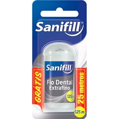 Fio Dental Sanifil Extra Fino 125M