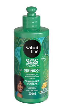 Creme de Pentear Salon Line S.O.S Cachos 300 ml Mais Definidos