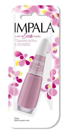 Esmalte Impala 7,5ml Com Blister Novo Xodó