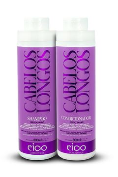 Kit Shampoo + Condicionador Eico 800 ml Cabelos Longos 