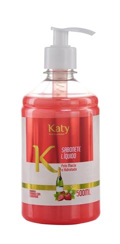 Sabonete Líquido Katy 500 ml Morango Com Champanhe
