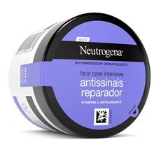 Hidratante Facial Neutrogena 100 gr Face Care Intensive Antissinais Reparador 