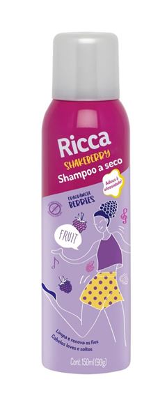 Shampoo Seco Ricca 150 ml Berry