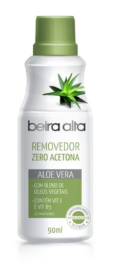 Removedor de Esmalte Beira Alta 90 ml Zero Acetona Aloe Vera 