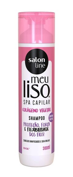 Shampoo Salon Line Meu Liso 300 ml Colageno 