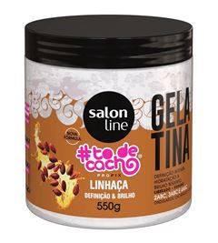Gelatina Capilar Salon Line #todecacho 550 gr Linhaça Definição e Brilho