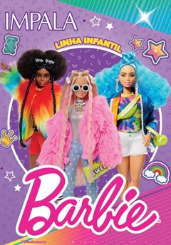 Kit Esmalte + Paleta Sombras Impala Infantil Barbie Girl Power