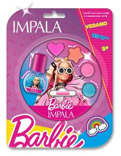 Kit Esmalte + Paleta Sombras Impala Infantil Barbie Girl Power