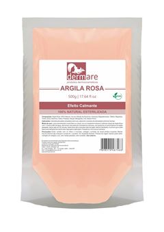 Argila Rosa 500 gr Dermare Clareadora e Cicatrizante
