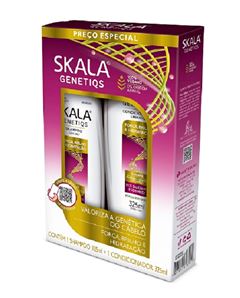 Kit Shampoo+Condicionador Skala 325 ml Genetiqs Força e Brilho