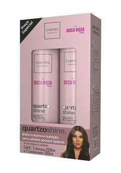 Kit Shampoo + Condicionador Cadiveu By Boca Rosa Hair 250 ml Quartzo Shine
