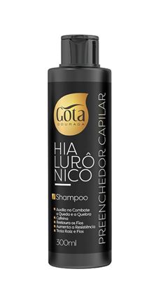 Shampoo Gota Dourada 300 ml Hialurônico