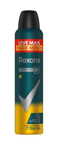 Desodorante Aerosol Antitranspirante Rexona Men 250 ml Leve Mais Pague Menos V8