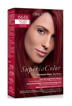 Tonalizante Hidratante Amend Superia Color 100 gr Vermelho Cereja 6646