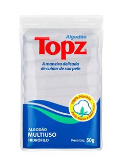 Algodão Topz Zig-Zag 50 gr Branco