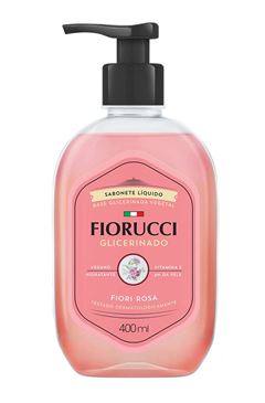 Sabonete Líquido Glicerinado Fiorucci 400 ml Fiori Rosa 