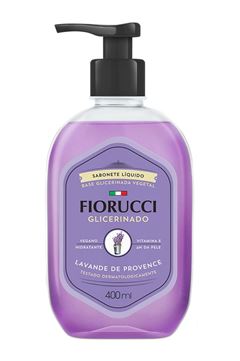 Sabonete Líquido Glicerinado Fiorucci 400 ml Lavande de Provence 