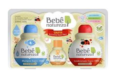 Kit Infantil Shampoo + Condicionador Bebê Natureza Suave 