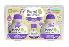 Kit Infantil Shampoo + Condicionador Bebê Natureza Lavanda 