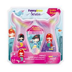 Kit Infantil Shampoo + Condicionador Grandes Marcas Menina Sereia 