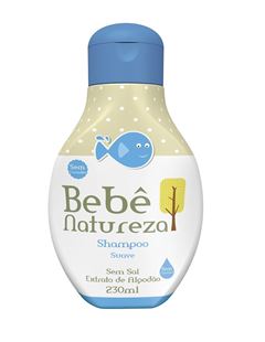 Shampoo Infantil Bebê Natureza 230 ml Suave 