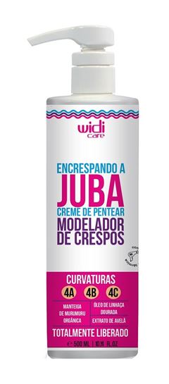 Creme de Pentear Widi Care Encrespando a Juba 500 ml Modelador de Crespos