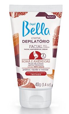 Creme Depilatório Facial Depil Bella 40 gr Romã e Amendoas
