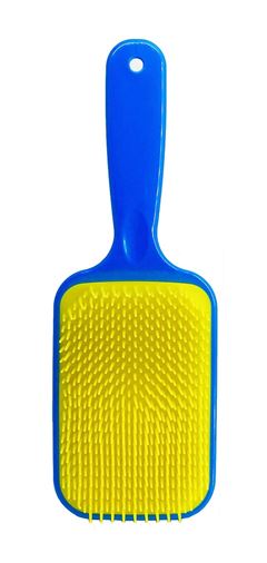Escova de Cabelo Katy Style Azul e Amarelo