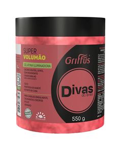 Gelatina Modeladora Griffus Divas do Brasil 550 gr Super Volumão 