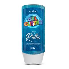 Gel Fixed Glitter Cabelo Corpo 200 gr Azul