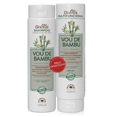 Kit Griffus Shampoo 420 ml mais Multifuncional 420 ml Vou de Bambu