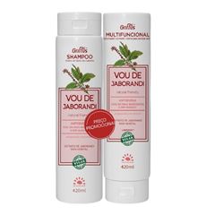 Kit Griffus Shampoo 420 ml mais Multifuncional 420 ml Vou de Jaborandi