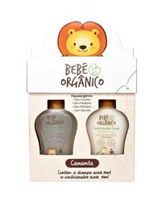Kit Shampoo + Condicionador Bebê Orgânico 30 ml Camomila