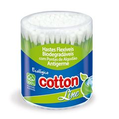 Hastes Flex Cotton Line Com 150 Unidades Pote Biodegradavel