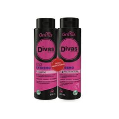 Kit Divas Shampoo 500 ml mais Condicionador 500 ml Lisos