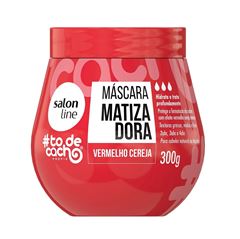 Mascara de Hidratac?o Salon Line #todecacho 300 gr Matizadora Vermelho Cereja