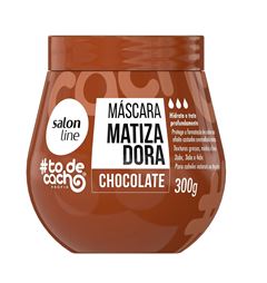 Máscara de Hidratação Salon Line #tôdecacho 300 gr   Matizadora Chocolate