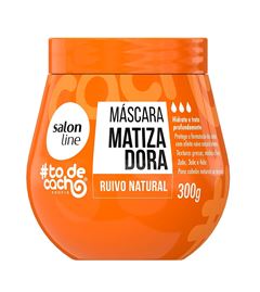 Máscara de Hidratação Salon Line #tôdecacho 300 gr Matizadora Ruivo Natural  