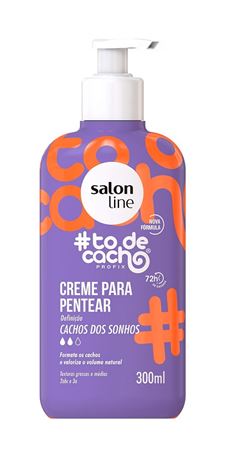 Creme Para Pentear Salon Line #tôdecacho 300 ml Cachos dos Sonhos