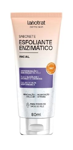 Sabonete Facial Esfoliante Labotrat Dermo Skin 80 ml Enzimatico 