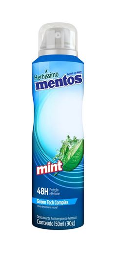 Desodorante Aerossol Herbíssimo Mentos 150 ml Mint