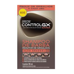 Grecin Control Gx Shampoo Barba Redutor de Grisalho 118 ml 