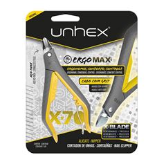 Alicate Para Unhas Unhex X70 Amarelo