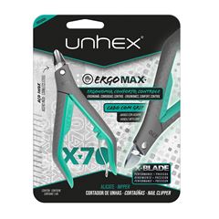 Alicate Para Unhas Unhex X70 Verde 