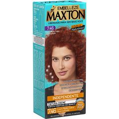 Coloração Maxton Kit Prático Louro Médio Cobre Avermelhado 7.46