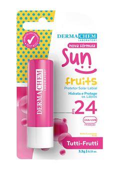 Protetor Labial Dermachem Sun Fruits 3,5 gr Tutti-Frutti