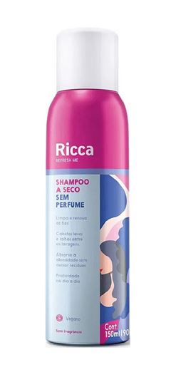 Shampoo Seco Ricca 150 ml Sem Perfume