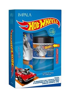 Kit Shampoo 2 em 1 + Gel Fixador Impala Hot Wheels Feras