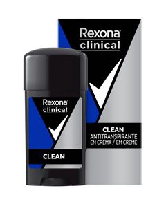 Desodorante Stick Antitranspirante Rexona Clinical 58 gr Clean